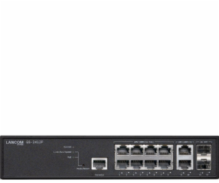 LANCOM GS-2412P - Prepínac - rízený - 8 x 10/100/1000 (Po...