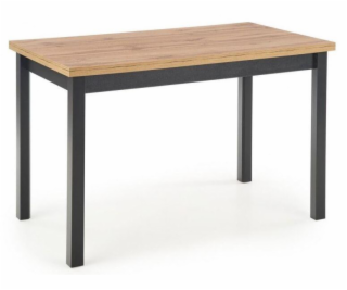 Kobaltový stůl, dub/černý, 120 cm x 68 cm x 77 cm