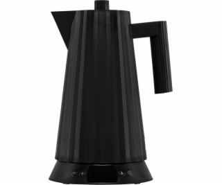 Alessi Plisse Wasserkocher schwarz mit Temperaturregelung