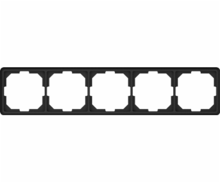 VILMA Pětimístný rám ST150, matně černá