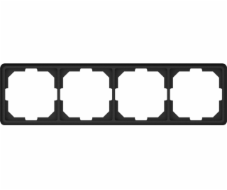 VILMA Čtyřmístný rám ST150, matně černý