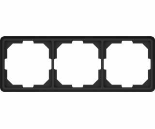 VILMA Trojrámeček ST150, matná černá