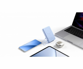 XIAOMI PowerBank Magnetic 10000 se stojánkem fialová