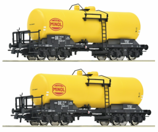 Roco Sada 2 ks cisternových vagónů Minol, DR - 6600199