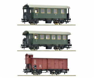 Roco 3dílná sada vedlejšího vlaku DB - 6200040