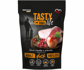 BIOFEED Tasty Dogs Life Duck - vlhké krmivo pro psy - 150g