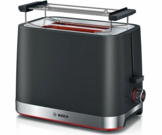 Bosch TAT4M223 toustovač 4 2 krajíců 950 W Černá, Nerezov...