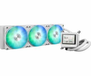 AIOCOOL ASUS MAX GAMING LC 360 ARGB LCD White, 360mm