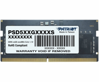 PATRIOT Signature Line 12GB DDR5 5600MT/s / SO-DIMM / CL4...