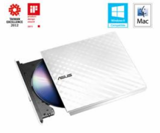Externý rekordér SDRW-08D2S-U Lite Slim DVD USB biely