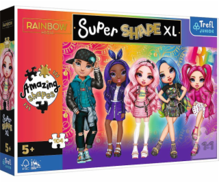 Trefl Puzzle 104 dílků XL Super Shape Stylish Rainbow High