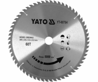 Yato YATO PILA SE ŠIROKÝM PLÁTEM 305*60*30 60784 YT-60784