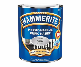 Barva na kov Hammerite Straight On Rust lesklá stříbrná 0...