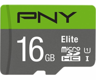 PNY Elite microSD 16 GB ( Class 10, UHS-I, SD-Adapter)