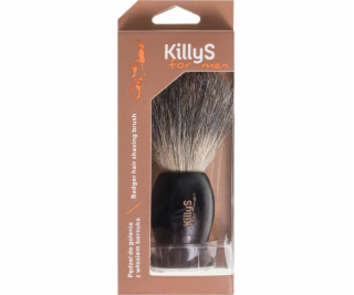KILLYS Štětka na holení pro muže z jezevčích chlupů