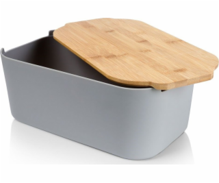 Vilde Chlebník s bambusovou deskou, šedý 259302