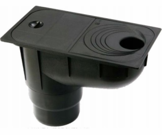 ExtraLink Sběrač usazenin z okapu O 110, černý [1]