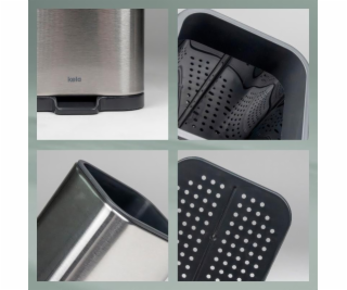 Odkapávač na příbory Plata nerez matná stříbrná 10,0x11,5...