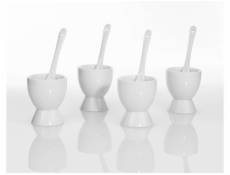 Sada servírovací na vejce 8 ks porcelánová KO-795800030