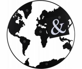 Masterkidz Kovová nástěnka na poznámky, ve tvaru Země, SV...