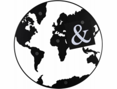 Masterkidz Kovová nástěnka na poznámky, ve tvaru Země, SVĚT, O 50 cm