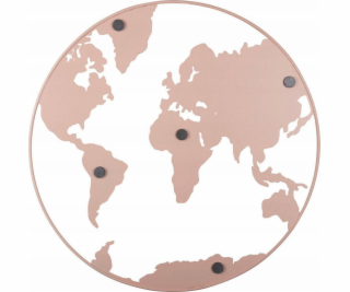 Masterkidz Kovová nástěnka ve tvaru Země 50 cm