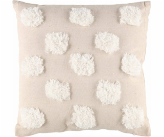 Dekorační polštář s bambulí, 45 x 45 cm