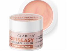Activeshop Claresa Soft&Easy taneční třpytky stavební gel 45g