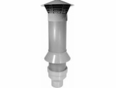 Capricorn Výfukový systém s límcem a redukcí 160/110/1000 šedý (9-3013-000-41-01-03)