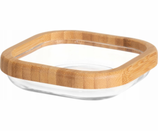 4Living Miska na mýdlo LINA, sklo a bambus