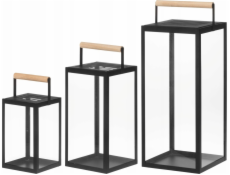 4Living Sada kovových luceren JUPITER, 3 díly.