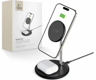 Tech-Protect Bezdrátová nabíječka QI15W-A39 2v1 s magnete...