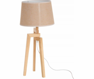 Stolní lampa s plátěným stínidlem, 66 cm