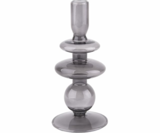 NoName Skleněný svícen na noze, ART, O 8,5 cm