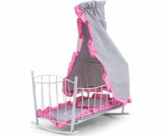 Milly Mally Kolébka pro panenky Lily s nebesy Prestige Pink