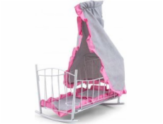 Milly Mally Kolébka pro panenky Lily s nebesy Prestige Pink