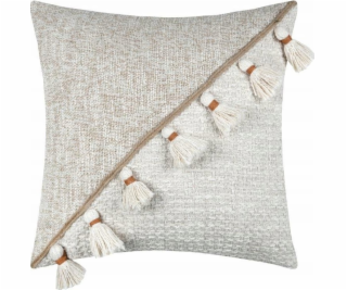 NoName ZIANA boho dekorační polštář s třásněmi, 45 x 45 cm