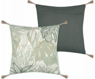 Beliani Dekorativní polštář BOTANYS s třásněmi, 40 x 40 cm