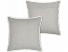 Selsey Dekorativní polštář CLARINE s krajkou, 40 x 40 cm