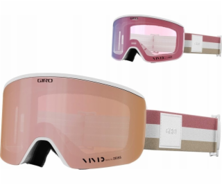 Giro Zimní brýle ELLA WHITE LX STRIPE (zorník VIVID ROSE ...