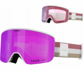 Giro Zimní brýle ELLA WHITE LX STRIPE (jasně růžová 00% S...