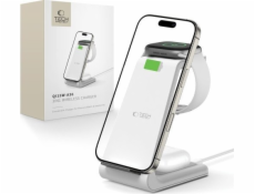 Tech-Protect Bezdrátová nabíječka QI15W-A36 3v1 pro Apple, bílá