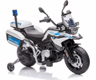 Lean Cars Bateriová motorka Police JT5002B bílá