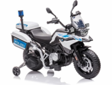Lean Cars Bateriová motorka Police JT5002B bílá