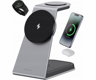 Bezdrátová nabíječka 3v1 QI MagSafe pro telefon Watch Hea...
