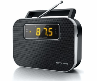 Muse Rádio Muse M-081R černé, funkce budíku, 2pásmové pře...