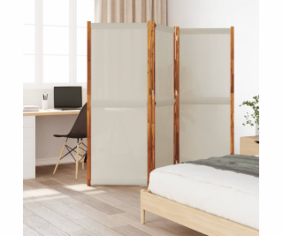 vidaXL 3dílná dělicí stěna světle šedá 210 x 180 cm