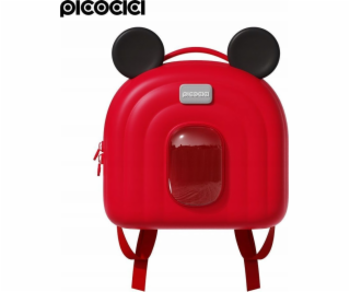 Vera Pelle PICOCICI Malý batoh s klapkami na uši k52 červený