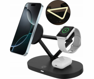Tech-Protect bezdrátová nabíječka A41 3v1 QI15W, černá