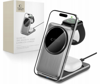 Tech-Protect Bezdrátová nabíječka QI15W-A42 3v1 Magnetick...